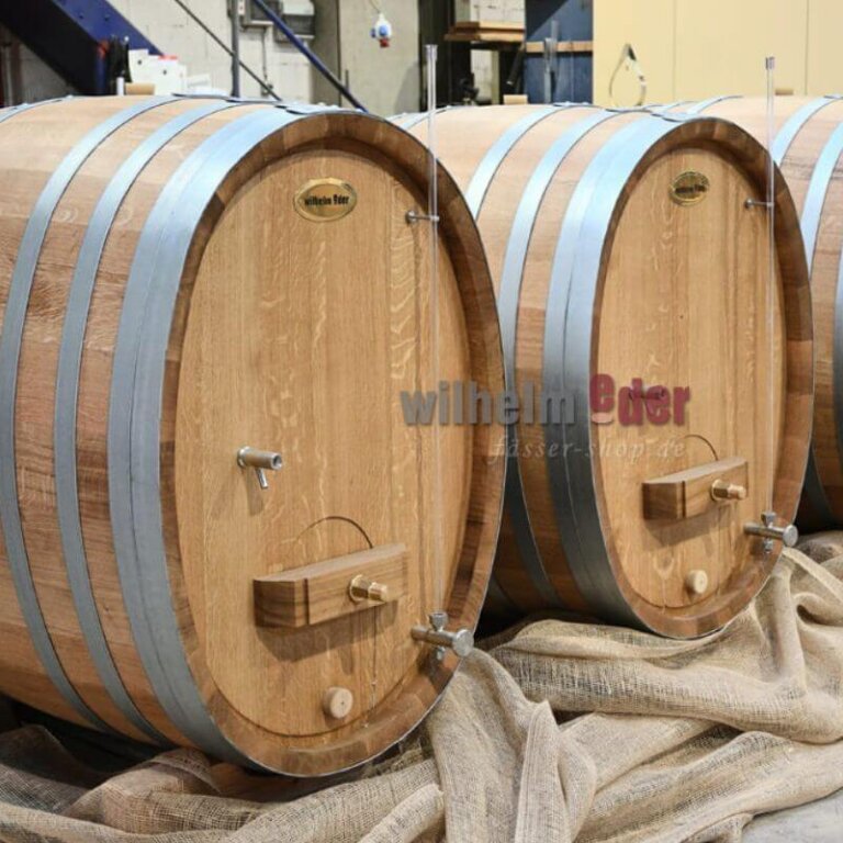 Holzlagerfass 600 l oval - Deutsche Eiche