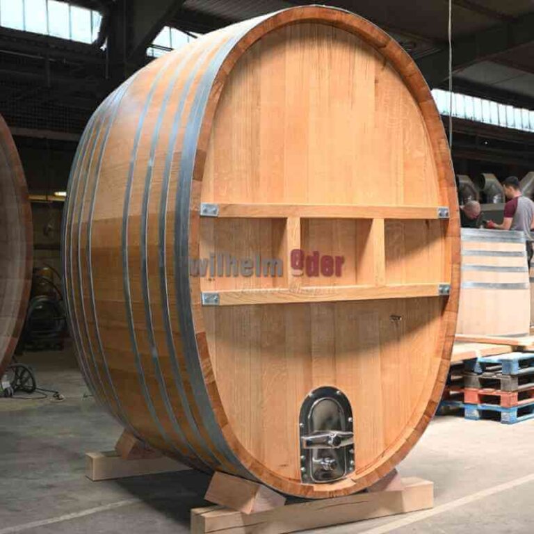 Eichenholzlagerfass 6800 l oval – gebraucht